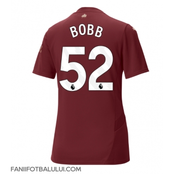 Manchester City Oscar Bobb #52 Tricou Fotbal Replică 2024-25 Femei Treilea